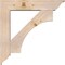 Ekena Millwork Westlake Traditional Smooth Bracket w/ Offset Brace, Douglas Fir, 7 1/2"W x 36"D x 36"H BKT0806X36X36WTL01SDF - alternate 4